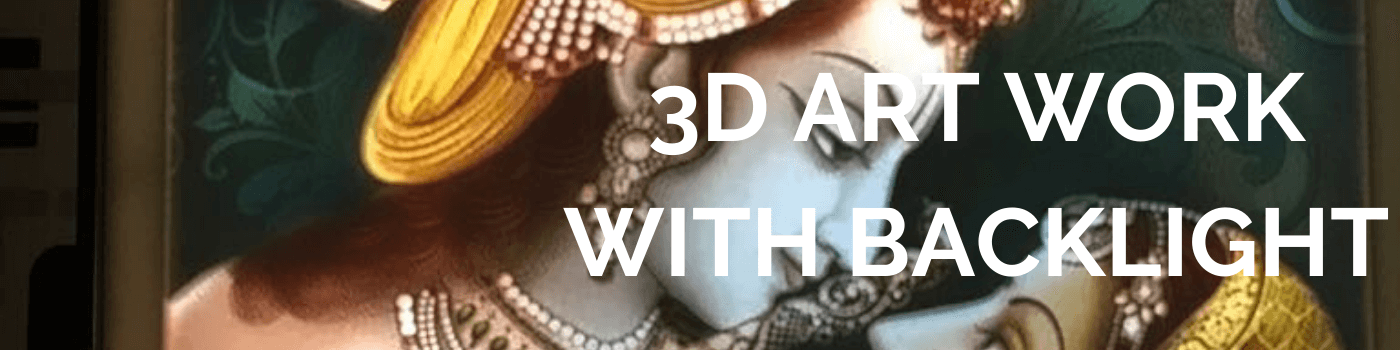 3D Art Work with Backlight - Corian Temple Designer
